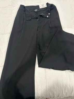 Never Worn Black Wide Leg Trousers